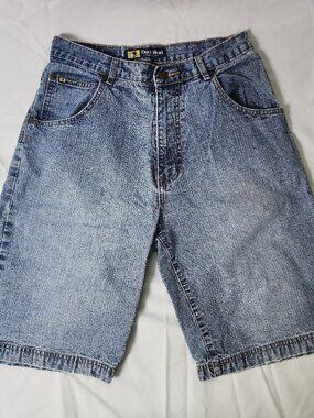 Vintage Duck Head Youth Denim Shorts Size 16 Light Wash Jorts Baggy Y2K Skater